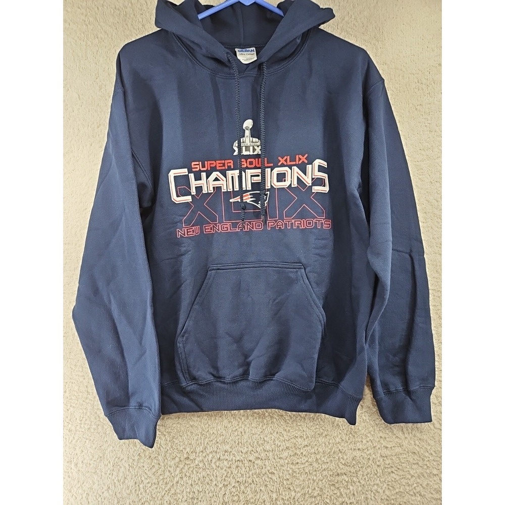 New ENGLAND PATRIOTS SUPER BOWL XLIX Sweatshirt NFL  Gildan Small